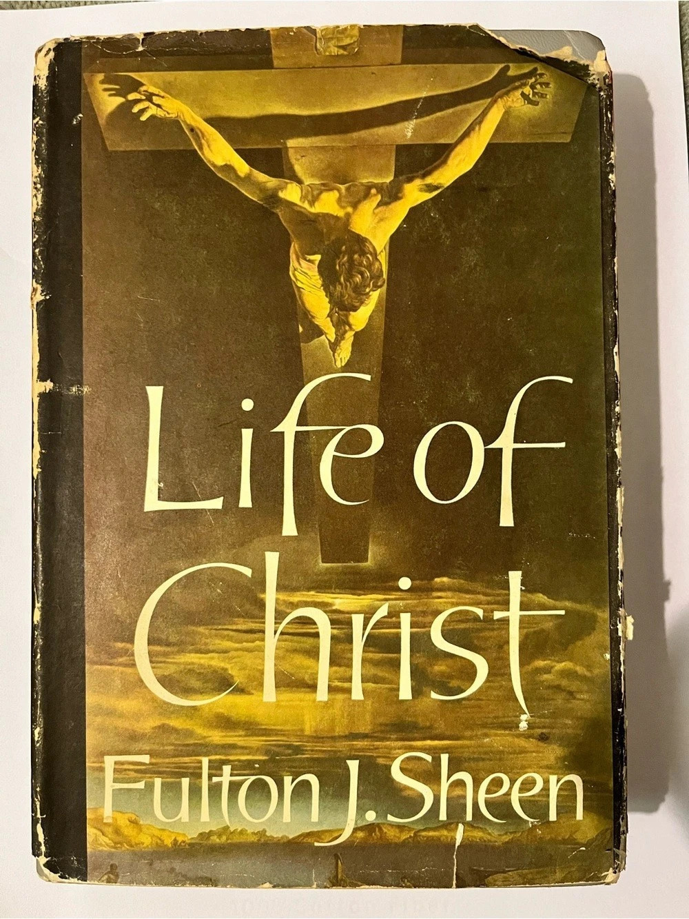 Life of Christ Fulton J Sheen 1958 Hardcover McGraw Hill Religious Book